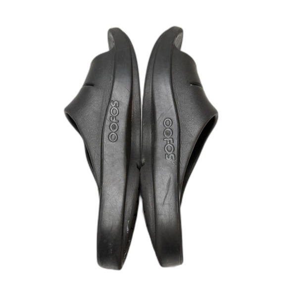 OOFOS Ooahh Black Recovery Slides Sport Sandals Size Mens 11/Women's 13 - Picture 5 of 7